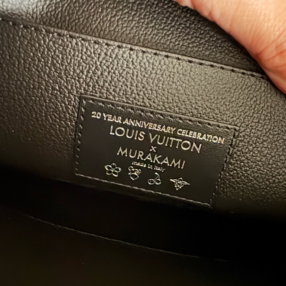 Authentic Louis Vuitton Takashi Murakami Black Multicolor Toiletry Pouch - Picture 9 of 10